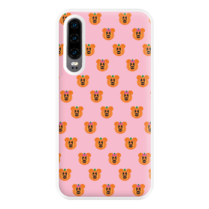 Female Mouse Pumpkin Pattern Halloween Phone Case for Huawei P30