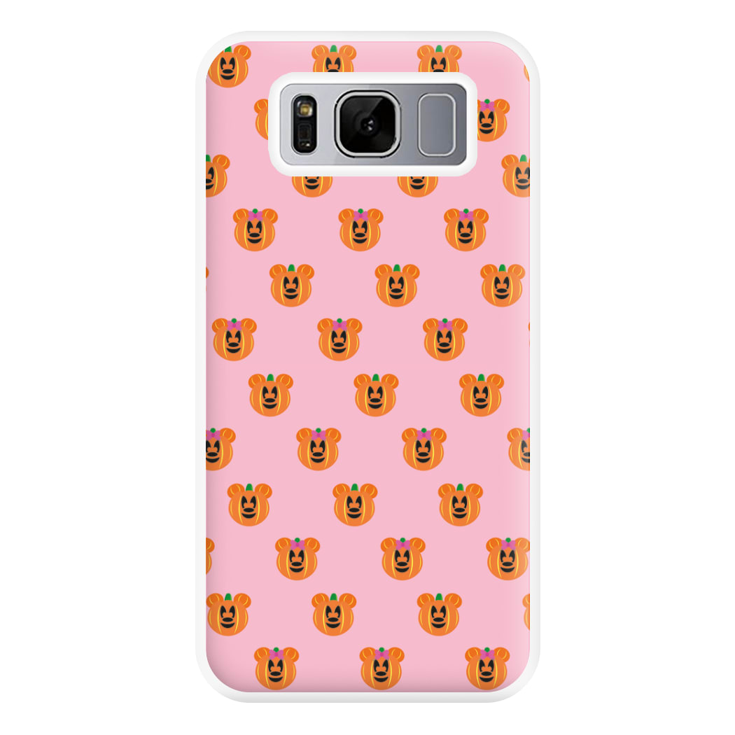 Female Mouse Pumpkin Pattern Halloween Phone Case for Galaxy S8 Plus