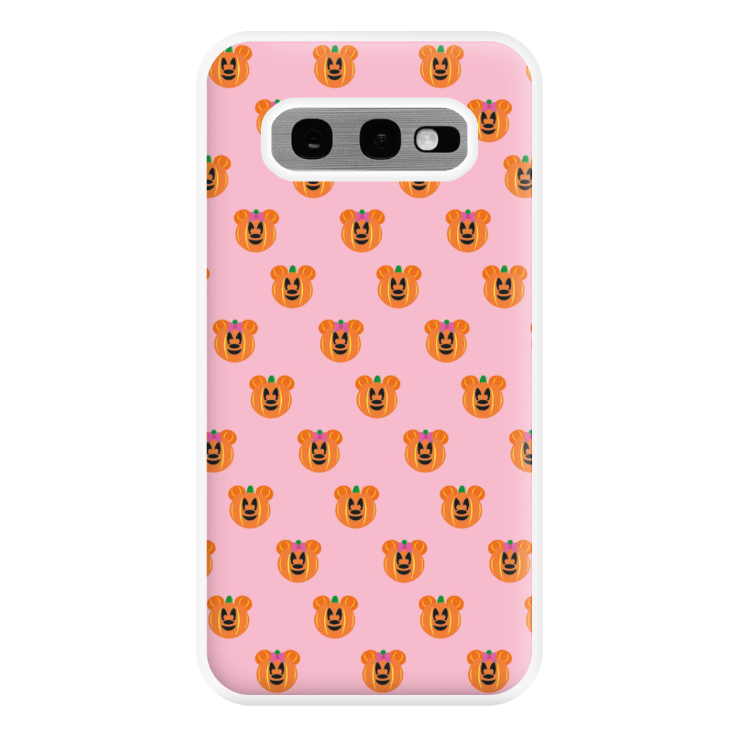 Female Mouse Pumpkin Pattern Halloween Phone Case for Galaxy S10e