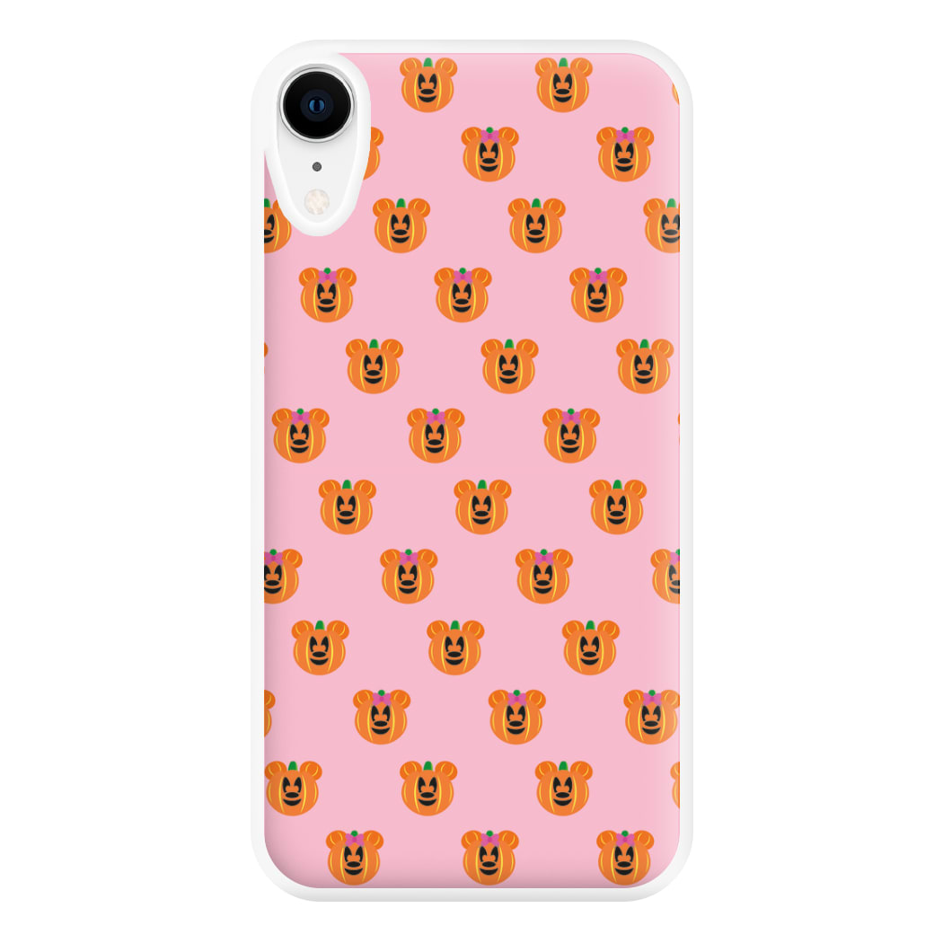 Female Mouse Pumpkin Pattern Halloween Phone Case for iPhone XR