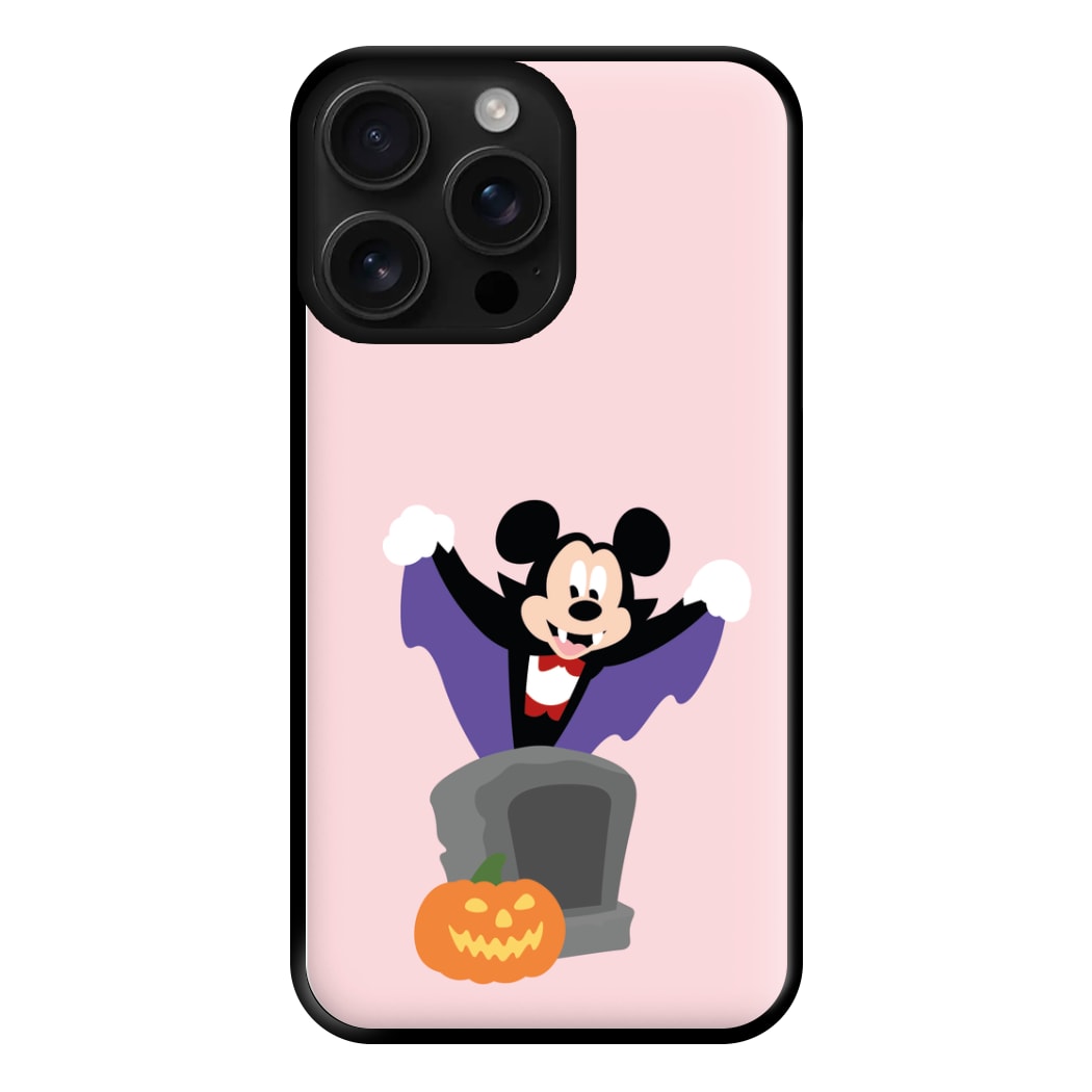 Vampire Mouse Halloween Phone Case for iPhone 16 Pro Max