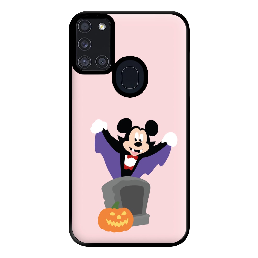 Vampire Mouse Halloween Phone Case for Galaxy A21s