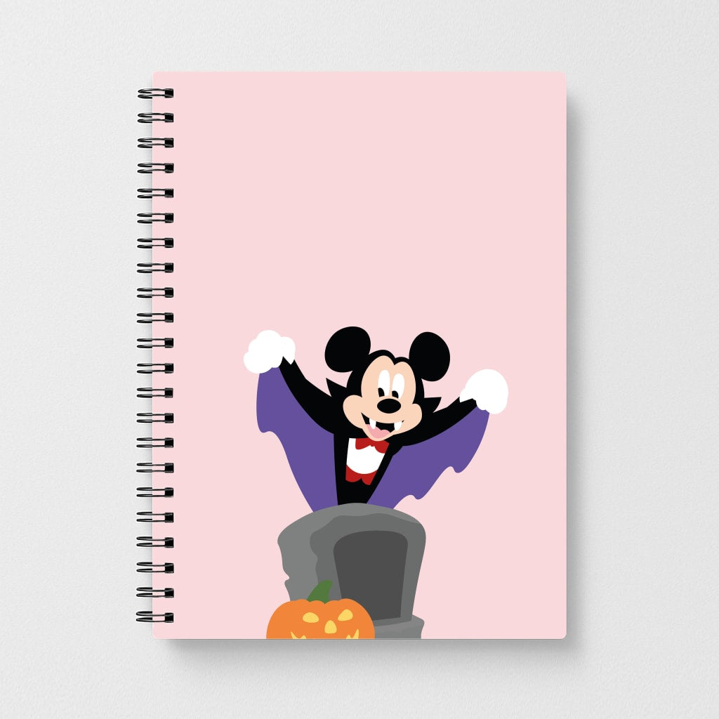 Vampire Mouse Halloween Notebook