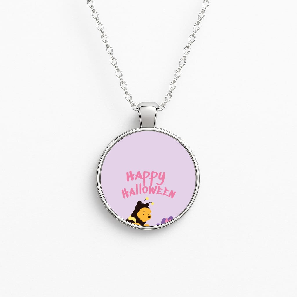 Winnie Halloween Circle Necklace