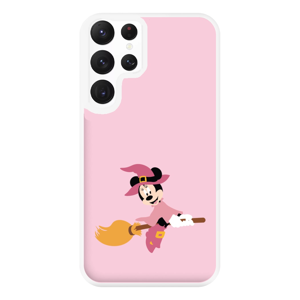 Witch Female Mouse Halloween Phone Case for Galaxy S22 Ultra