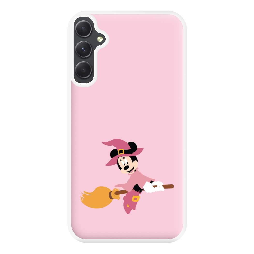 Witch Female Mouse Halloween Phone Case for Galaxy A34