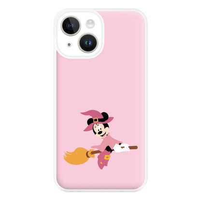 Witch Female Mouse Halloween Phone Case for iPhone 14