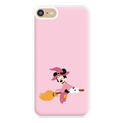 Witch Female Mouse Halloween Phone Case for iPhone 6 / 7 / 8 / SE