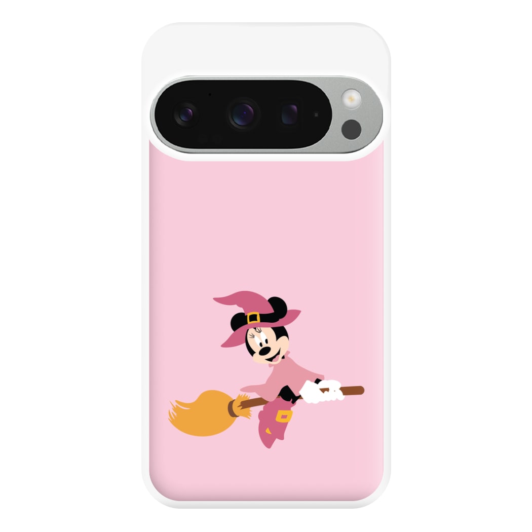 Witch Female Mouse Halloween Phone Case for Google Pixel 9 Pro XL