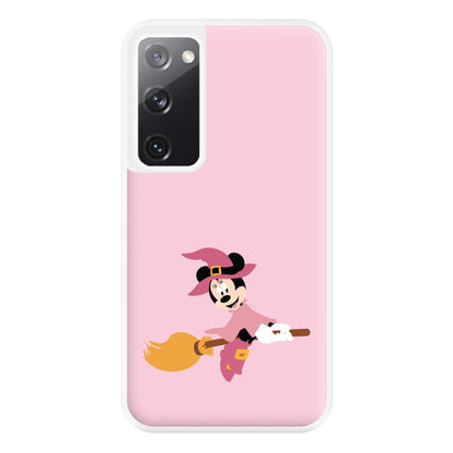 Witch Female Mouse Halloween Phone Case for Galaxy S20FE