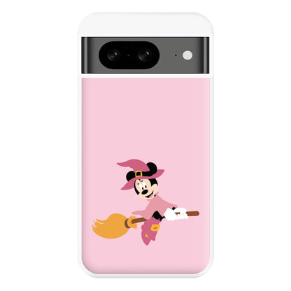 Witch Female Mouse Halloween Phone Case for Google Pixel 8