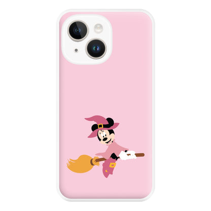 Witch Female Mouse Halloween Phone Case for iPhone 14 Plus