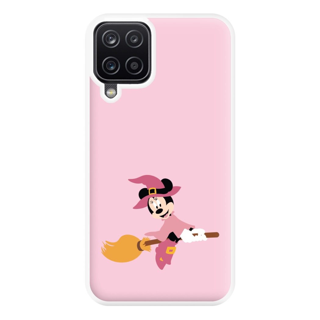 Witch Female Mouse Halloween Phone Case for Galaxy A12