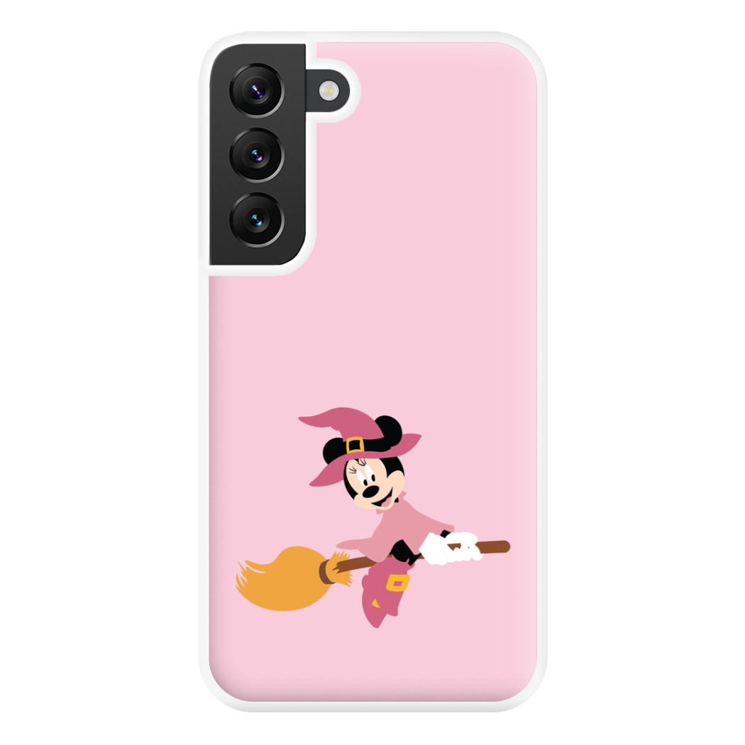 Witch Female Mouse Halloween Phone Case for Galaxy S22 Plus