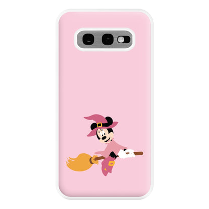 Witch Female Mouse Halloween Phone Case for Galaxy S10e