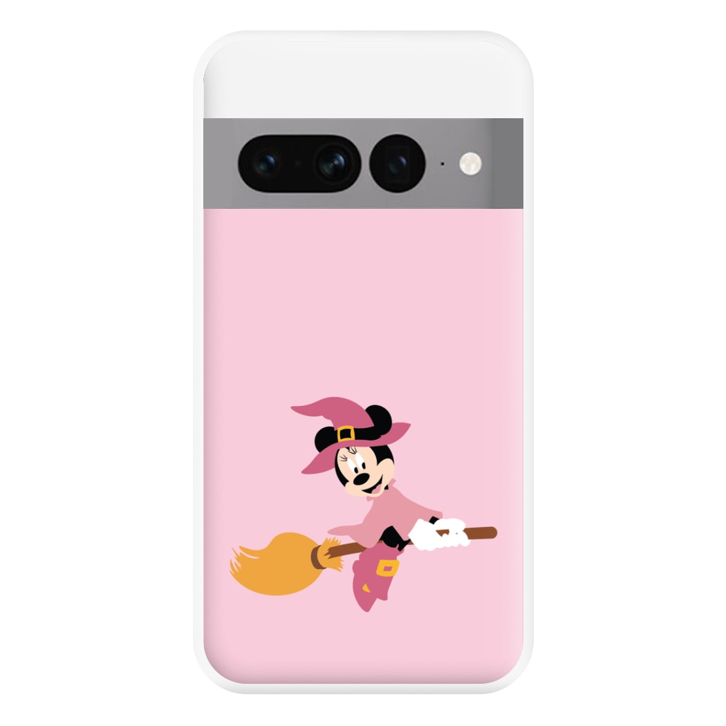 Witch Female Mouse Halloween Phone Case for Google Pixel 7 Pro