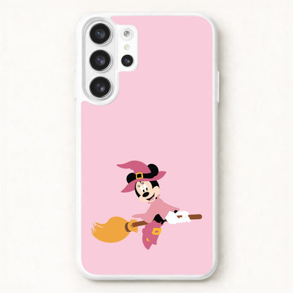 Witch Female Mouse Halloween Phone Case for Galaxy S26 Ultra