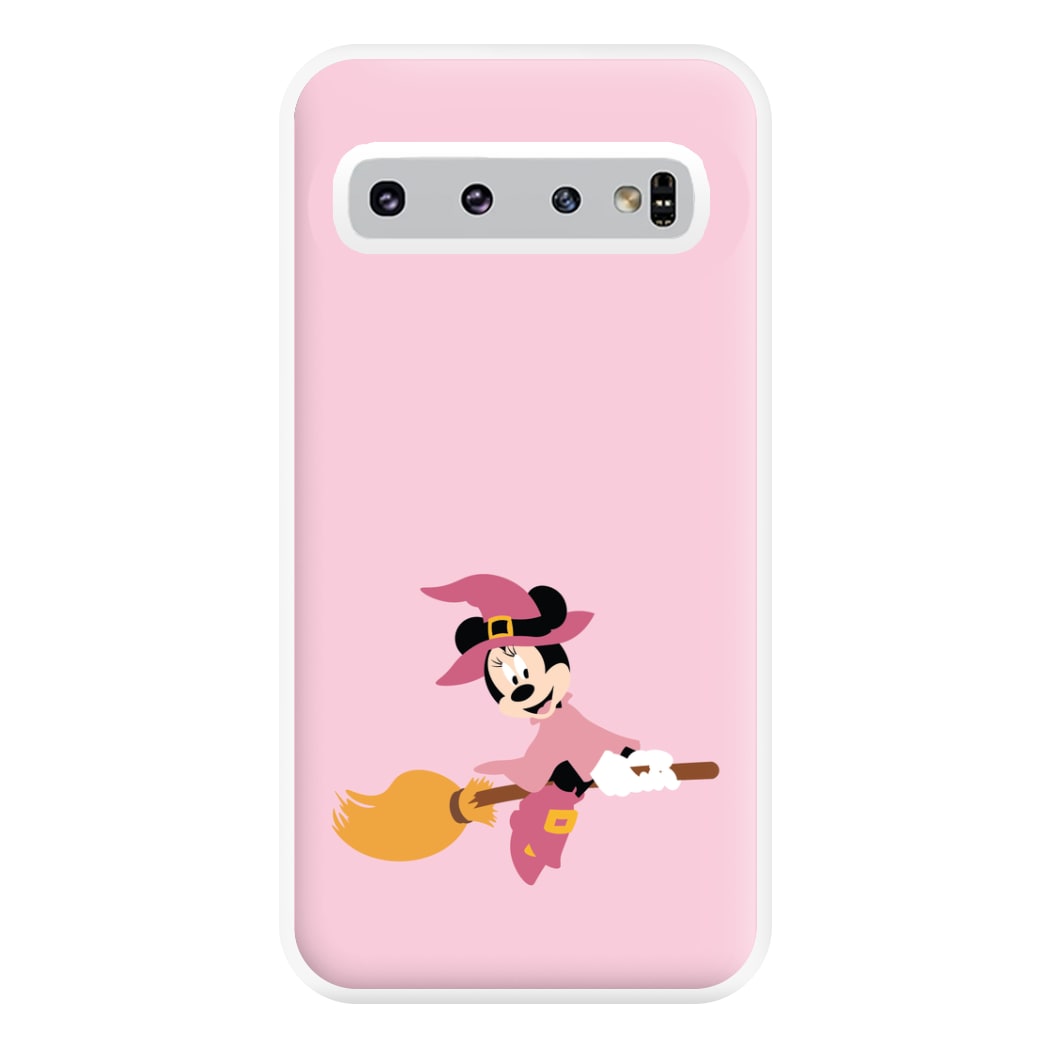 Witch Female Mouse Halloween Phone Case for Galaxy S10 Plus