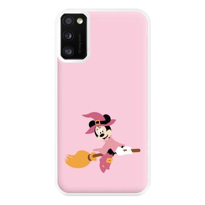 Witch Female Mouse Halloween Phone Case for Galaxy A41