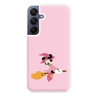 Witch Female Mouse Halloween Phone Case for Galaxy A16