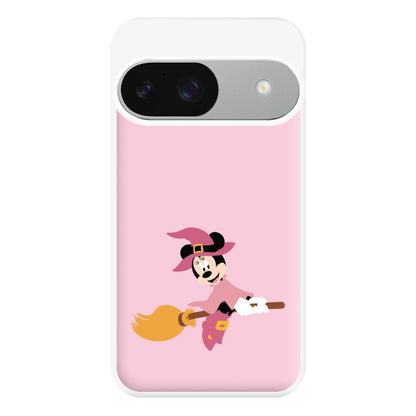 Witch Female Mouse Halloween Phone Case for Google Pixel 9 / 9 Pro