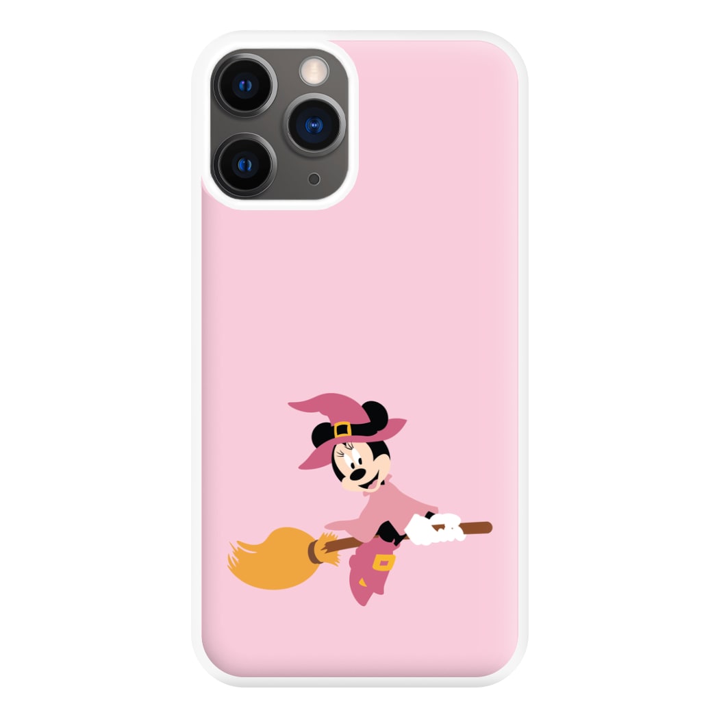 Witch Female Mouse Halloween Phone Case for iPhone 12 Pro Max