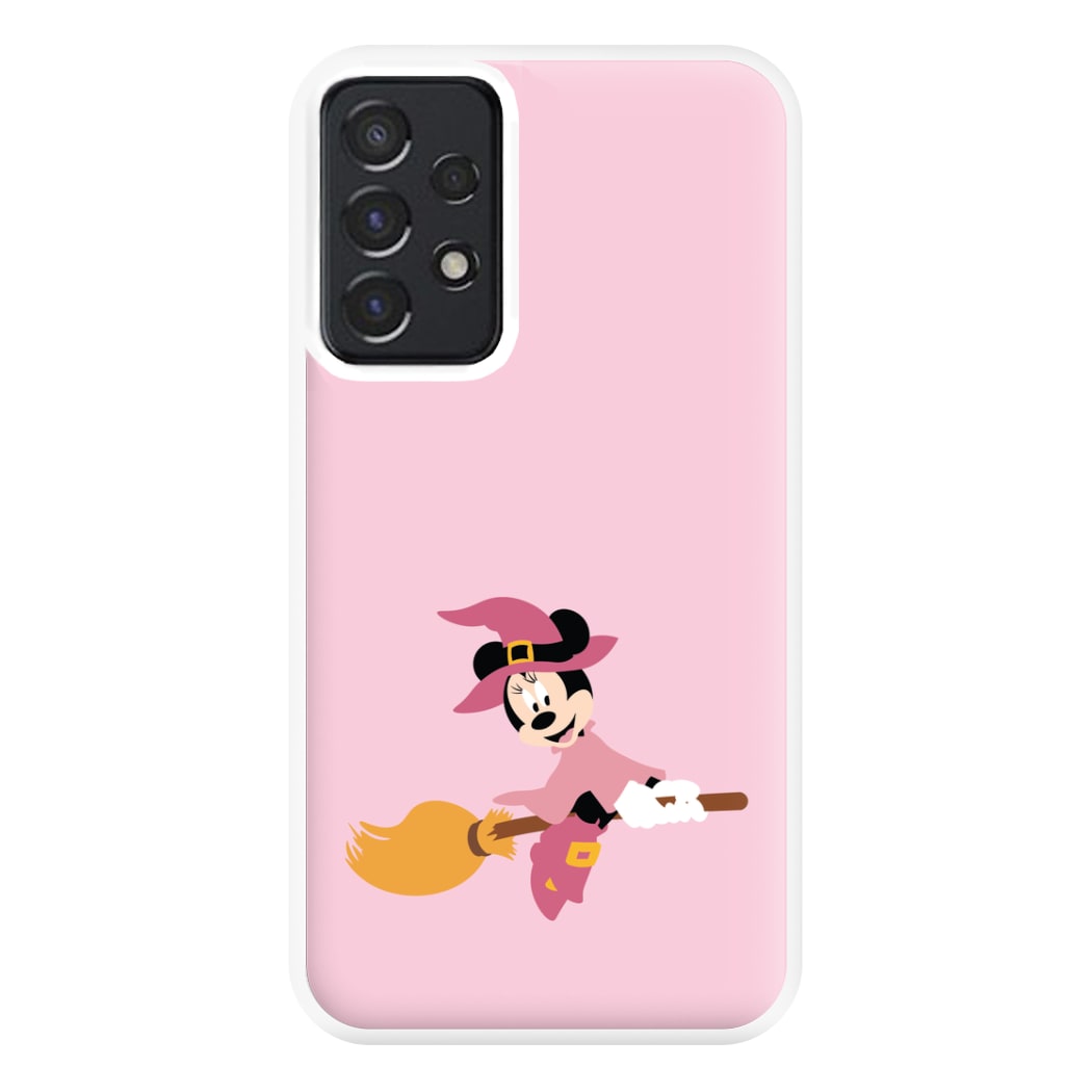 Witch Female Mouse Halloween Phone Case for Galaxy A52 / A52s