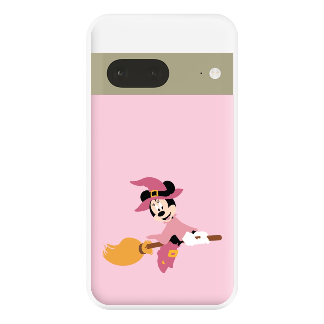 Witch Female Mouse Halloween Phone Case for Google Pixel 7a