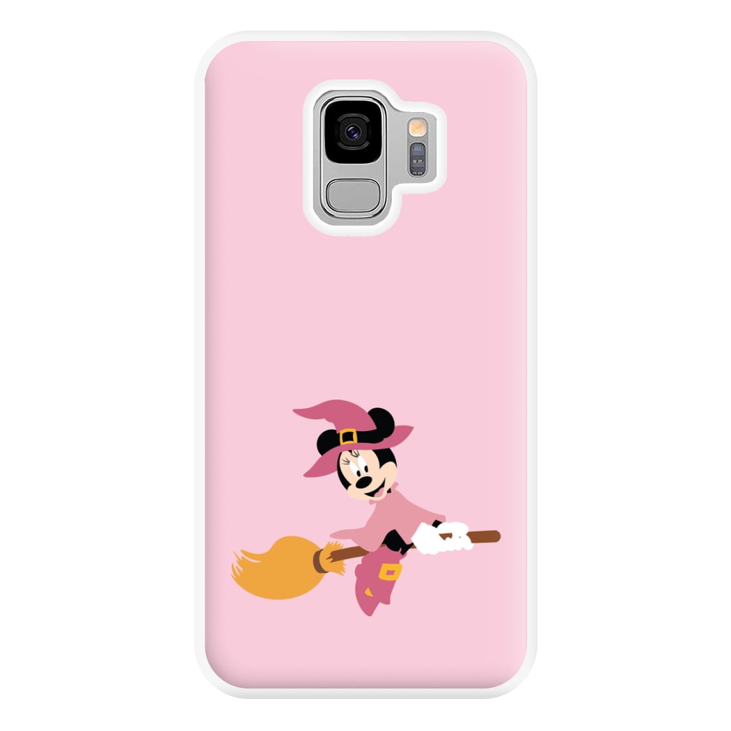 Witch Female Mouse Halloween Phone Case for Galaxy S9 Plus