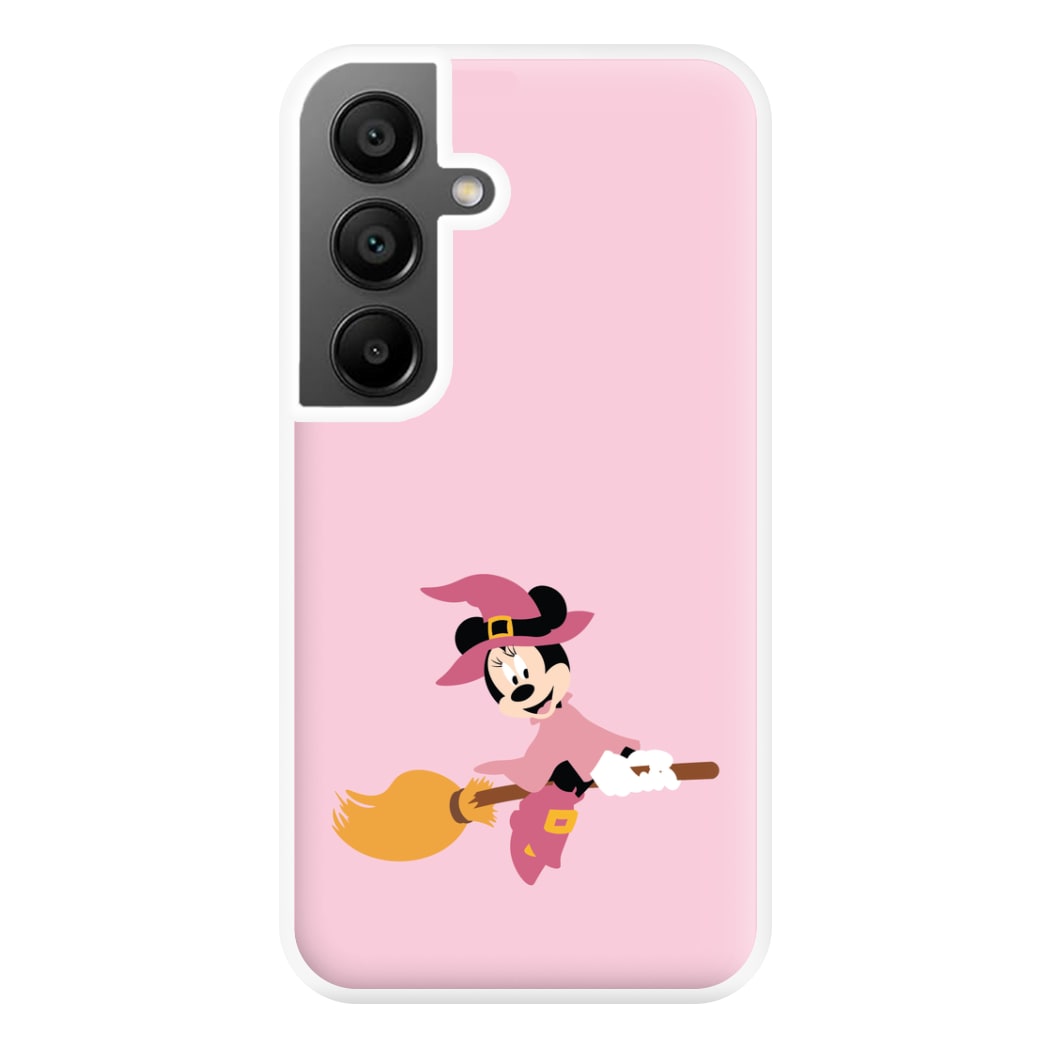 Witch Female Mouse Halloween Phone Case for Galaxy A55