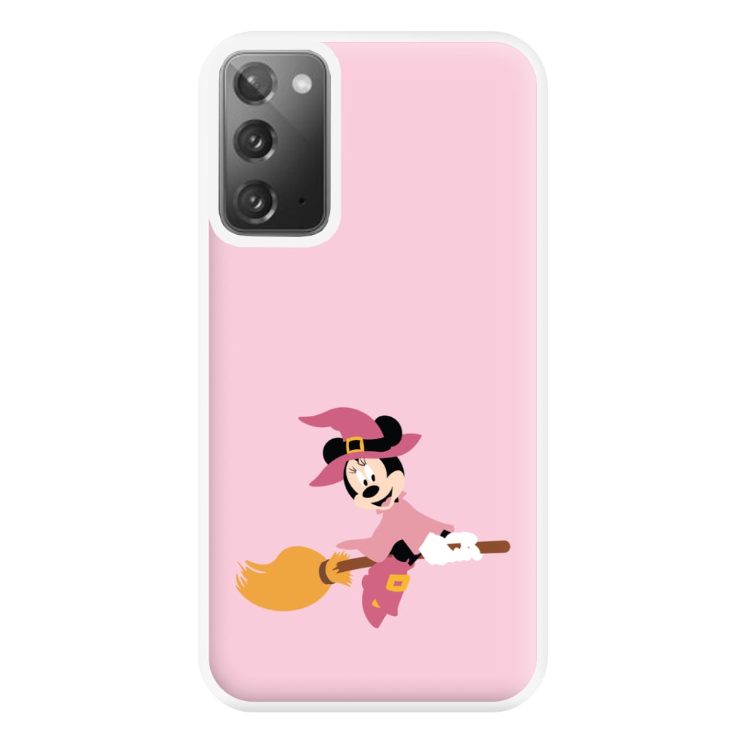 Witch Female Mouse Halloween Phone Case for Galaxy Note 20 Ultra