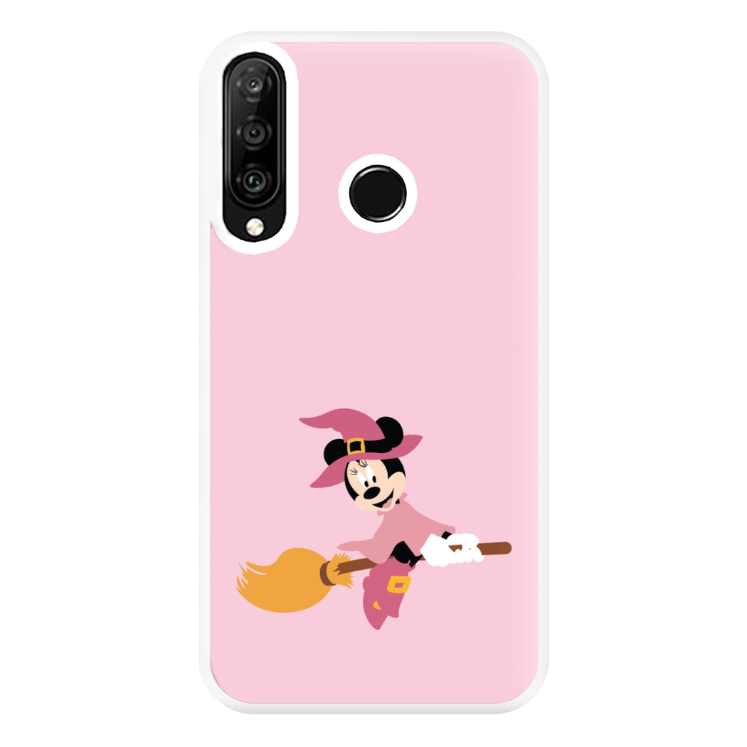 Witch Female Mouse Halloween Phone Case for Huawei P30 Lite