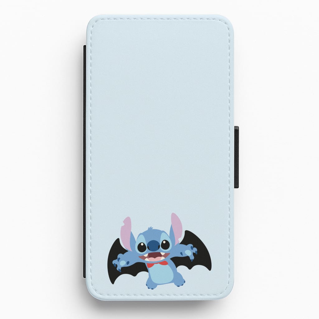 Vampire Alien Blue Halloween Flip / Wallet Phone Case