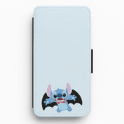 Vampire Alien Blue Halloween Flip / Wallet Phone Case 1