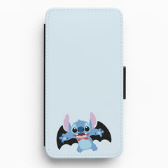 Vampire Alien Blue Halloween Flip / Wallet Phone Case