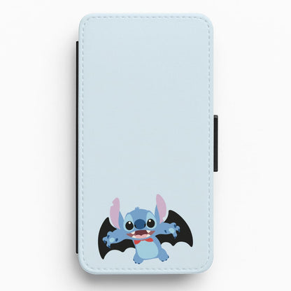Vampire Alien Blue Halloween Flip / Wallet Phone Case