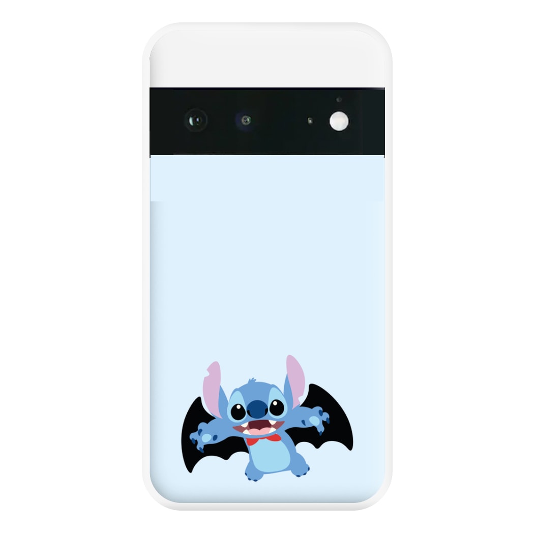 Vampire Alien Blue Halloween Phone Case for Google Pixel 6a