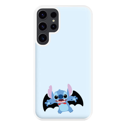 Vampire Alien Blue Halloween Phone Case for Galaxy S23 Ultra