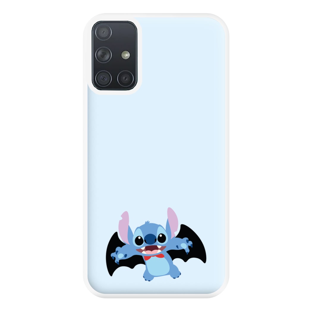 Vampire Alien Blue Halloween Phone Case for Galaxy A71