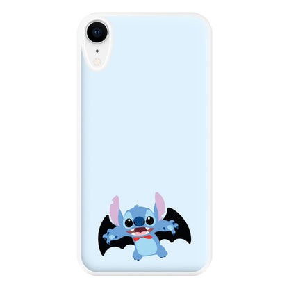 Vampire Alien Blue Halloween Phone Case for iPhone XR