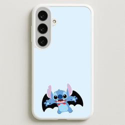 Vampire Alien Blue Halloween Phone Case for Galaxy S25FE