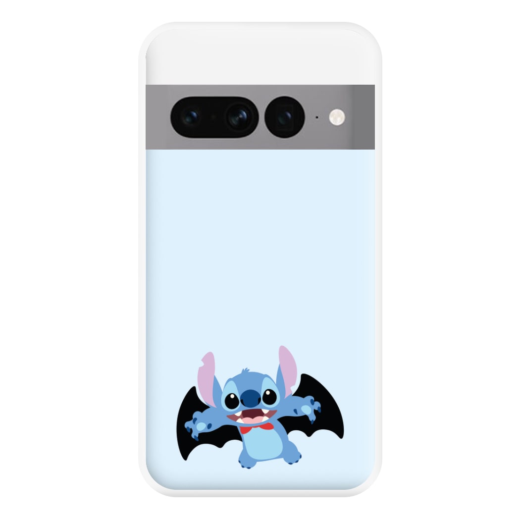 Vampire Alien Blue Halloween Phone Case for Google Pixel 7 Pro