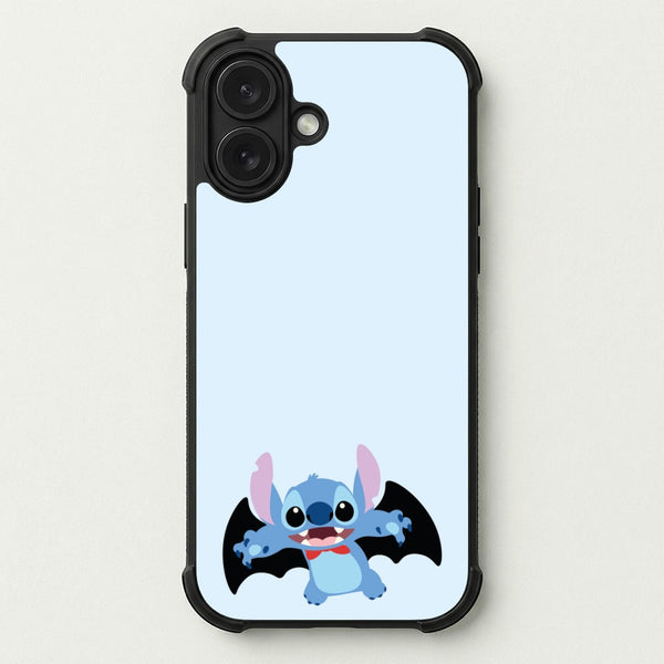 Vampire Alien Blue Halloween Phone Case — Bumper case