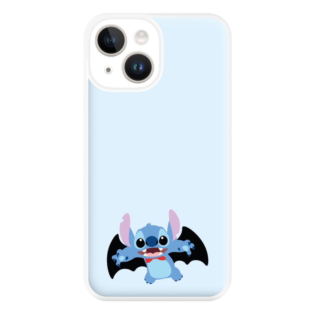 Vampire Alien Blue Halloween Phone Case for iPhone 14