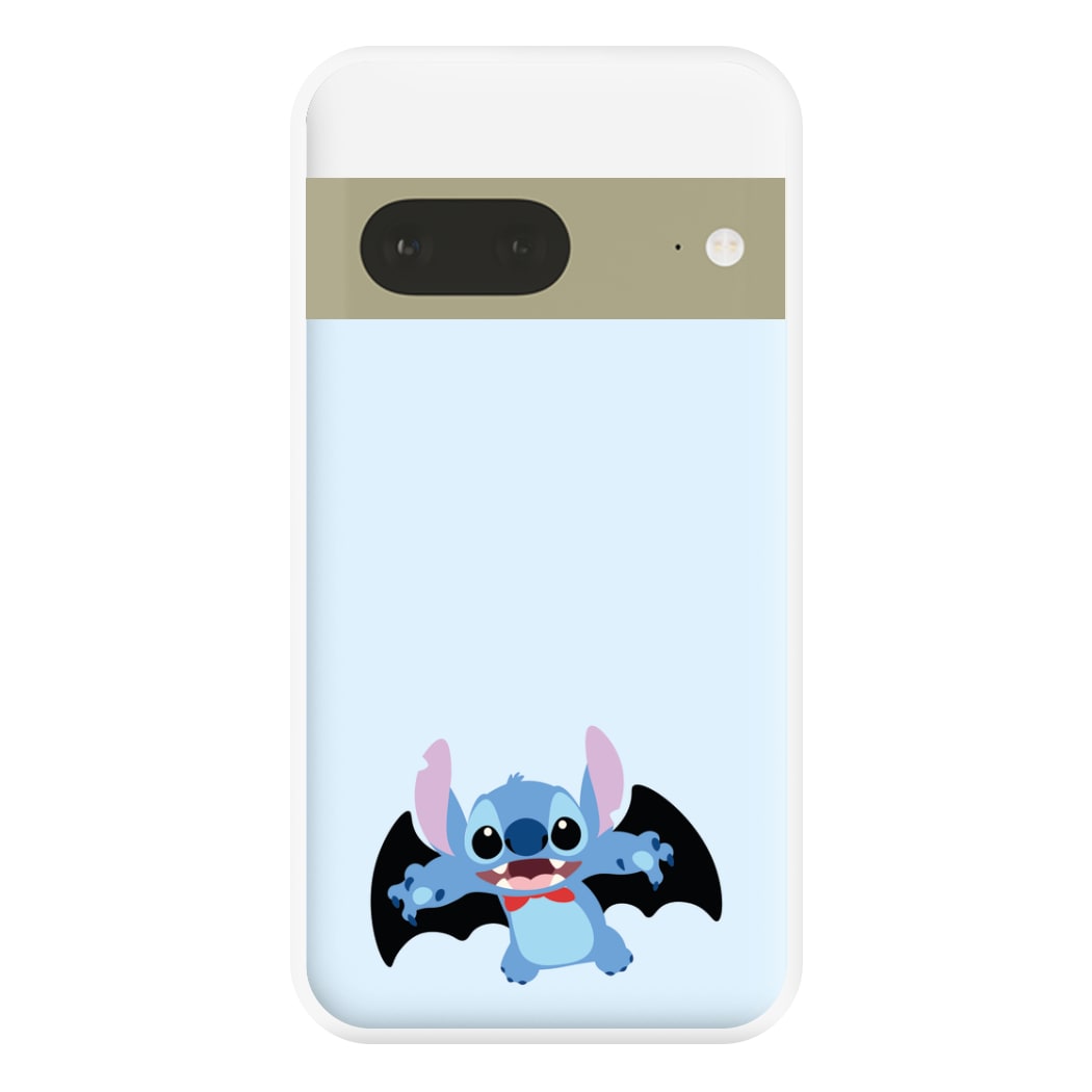 Vampire Alien Blue Halloween Phone Case for Google Pixel 7a