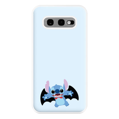 Vampire Alien Blue Halloween Phone Case for Galaxy S10e