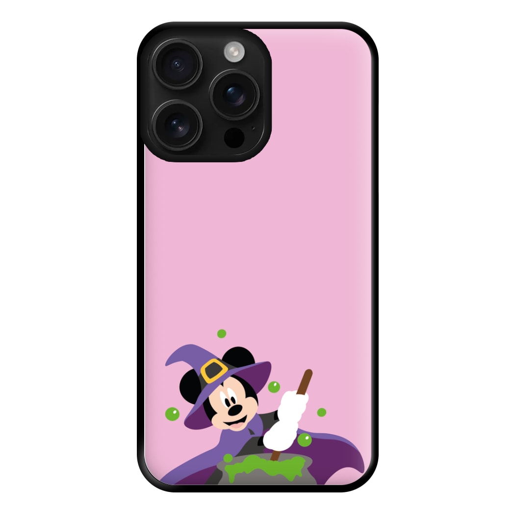 Wizard Mouse Halloween Phone Case for iPhone 16 Pro Max