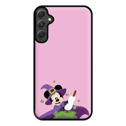 Wizard Mouse Halloween Phone Case for Galaxy A34