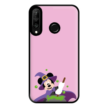 Wizard Mouse Halloween Phone Case for Huawei P30 Lite