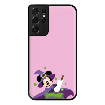 Wizard Mouse Halloween Phone Case for Galaxy S21 Ultra